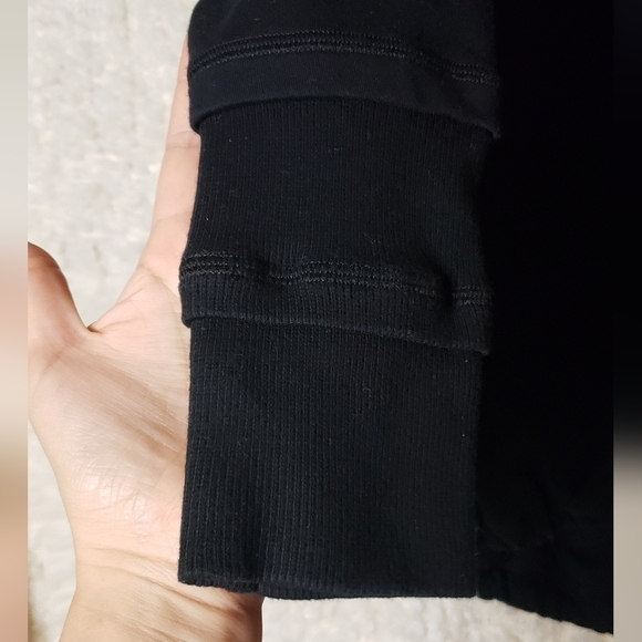 Lululemon Gratitude Wrap sweatshirt jacket black size 8 - Picture 4 of 13